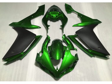 2007-2008 Gloss Green & Black Yamaha R1 Motorcycle Fairing