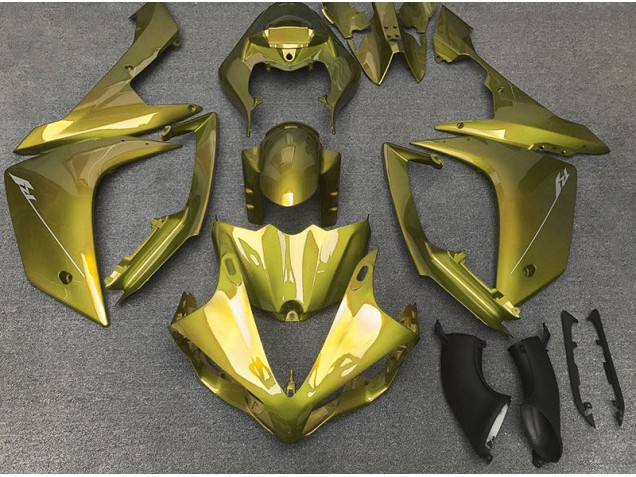 2007-2008 Gloss Yellow Yamaha R1 Motorcycle Fairing 2007-2008 Gloss Yellow Yamaha R1 Motorcycle Fairing