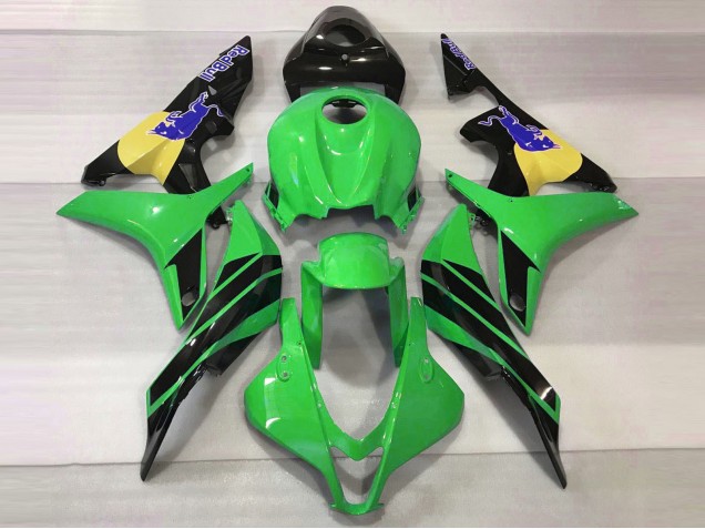 2007-2008 Green & Blue Bull Honda CBR600RR Motorcycle Fairing