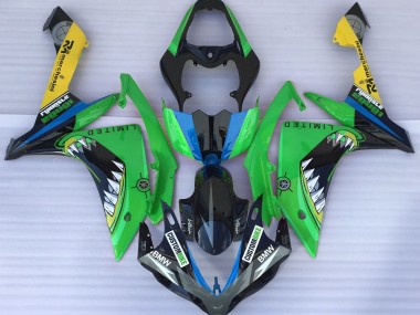 2007-2008 Green Shark Yamaha R1 Motorcycle Fairing