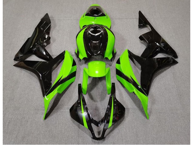 2007-2008 Lime Green and Black Honda CBR600RR Motorcycle Fairing 2007-2008 Lime Green and Black Honda CBR600RR Motorcycle Fairing