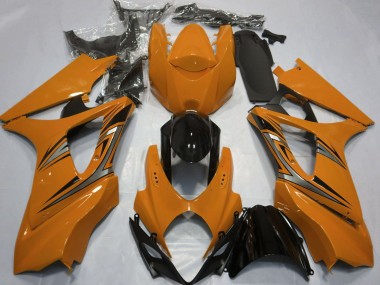 2007-2008 Orange OEM Style Suzuki GSXR 1000 Motorcycle Fairing