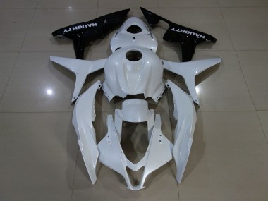 2007-2008 Pearl White Honda CBR600RR Motorcycle Fairing