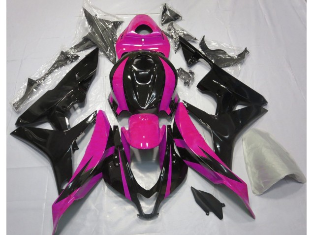 2007-2008 Pink and Black OEM Design Honda CBR600RR Motorcycle Fairing 2007-2008 Pink and Black OEM Design Honda CBR600RR Motorcycle Fairing