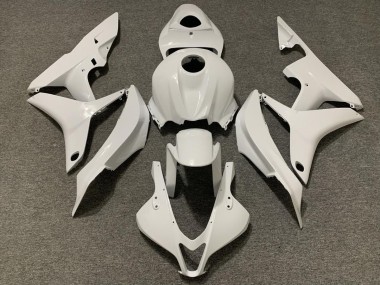 2007-2008 Plain Gloss White Honda CBR600RR Motorcycle Fairing