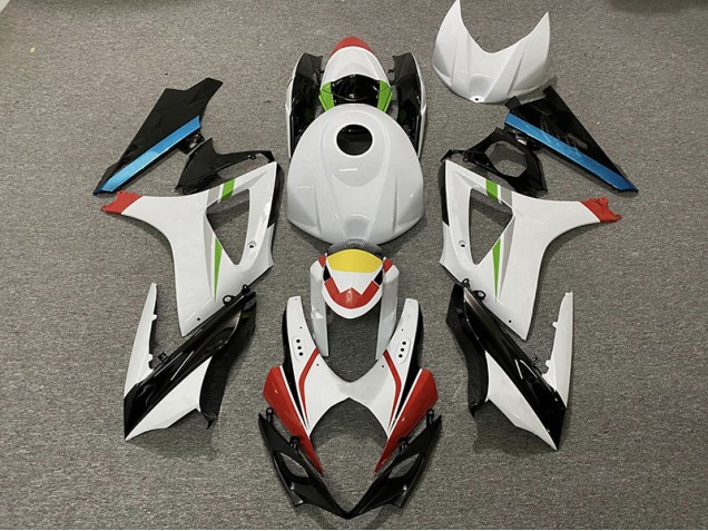 2007-2008 Race Colors 1 Suzuki GSXR 1000 Motorcycle Fairing 2007-2008 Race Colors 1 Suzuki GSXR 1000 Motorcycle Fairing
