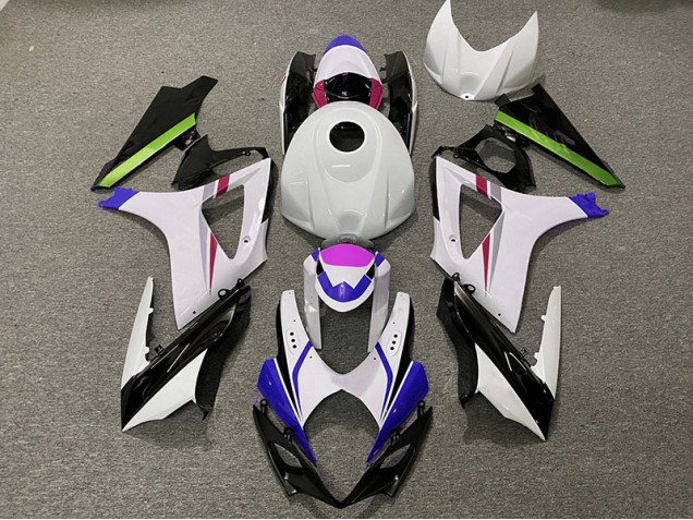 2007-2008 Race Colors 2 Suzuki GSXR 1000 Motorcycle Fairing 2007-2008 Race Colors 2 Suzuki GSXR 1000 Motorcycle Fairing