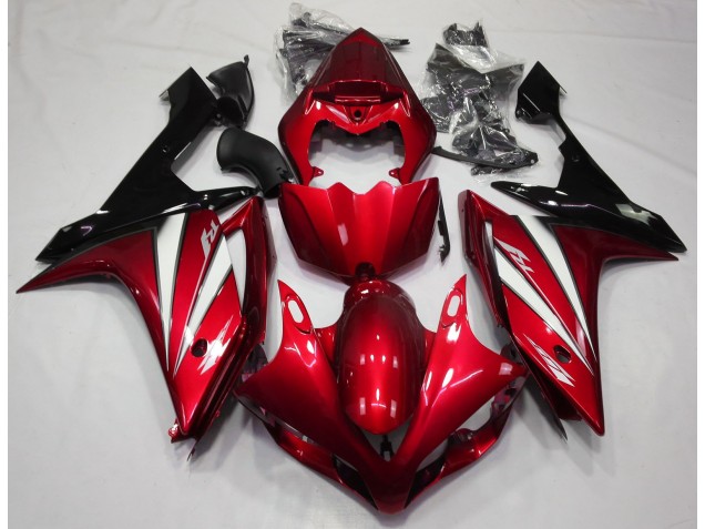 2007-2008 Red White and Black Yamaha R1 Motorcycle Fairing 2007-2008 Red White and Black Yamaha R1 Motorcycle Fairing