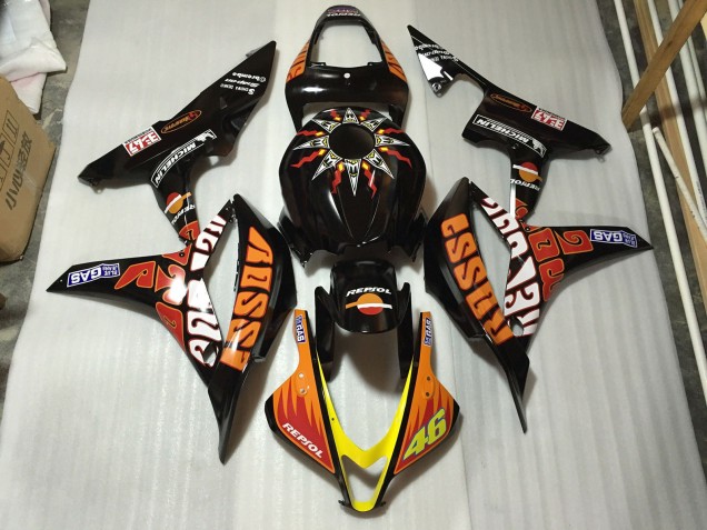 2007-2008 Rossi 46 Honda CBR600RR Motorcycle Fairing 2007-2008 Rossi 46 Honda CBR600RR Motorcycle Fairing