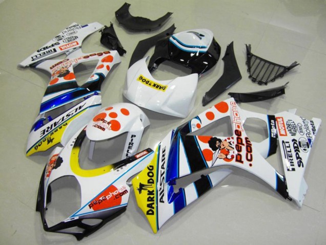 2007-2008 Spots Suzuki GSXR 1000 Motorcycle Fairing 2007-2008 Spots Suzuki GSXR 1000 Motorcycle Fairing
