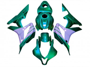 2007-2008 Turquoise and Milky Purple Honda CBR600RR Motorcycle Fairing