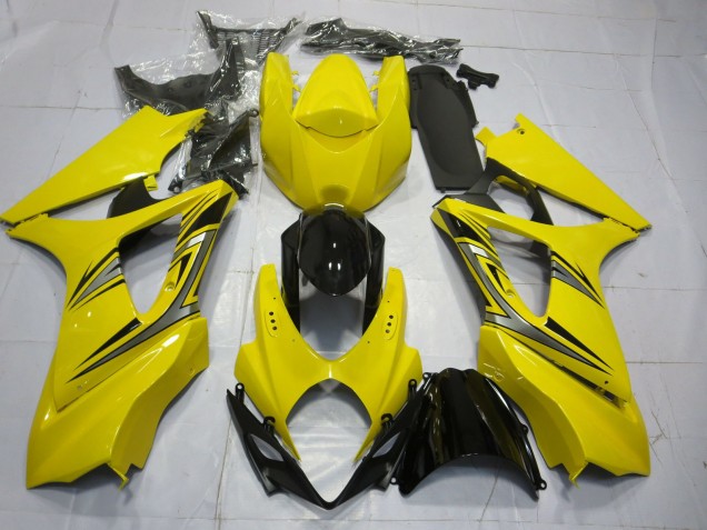 2007-2008 Yellow OEM Style Suzuki GSXR 1000 Motorcycle Fairing 2007-2008 Yellow OEM Style Suzuki GSXR 1000 Motorcycle Fairing