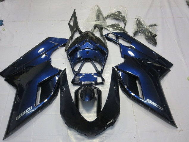 2007-2014 Deep Blue Ducati Ducati 848 1098 1198 Motorcycle Fairing 2007-2014 Deep Blue Ducati Ducati 848 1098 1198 Motorcycle Fairing