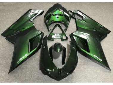 2007-2014 Deep Green Ducati Ducati 848 1098 1198 Motorcycle Fairing