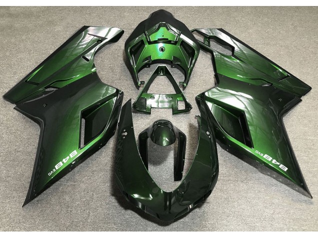 2007-2014 Deep Green Ducati Ducati 848 1098 1198 Motorcycle Fairing 2007-2014 Deep Green Ducati Ducati 848 1098 1198 Motorcycle Fairing