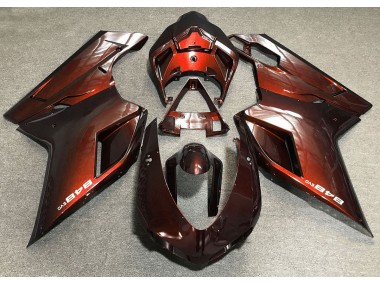2007-2014 Deep Orange Ducati Ducati 848 1098 1198 Motorcycle Fairing