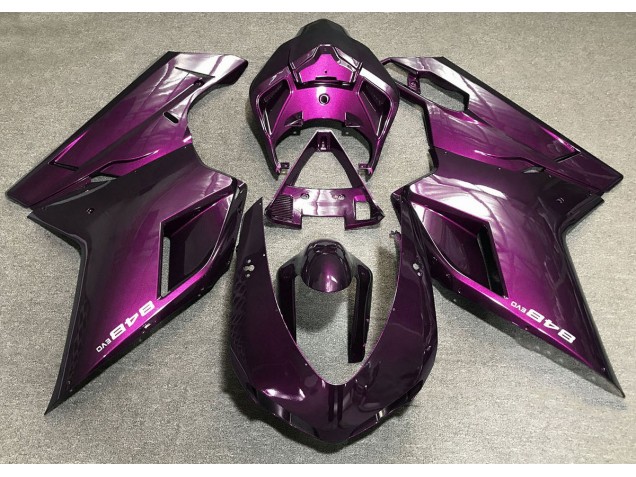 2007-2014 Deep Pink Ducati Ducati 848 1098 1198 Motorcycle Fairing 2007-2014 Deep Pink Ducati Ducati 848 1098 1198 Motorcycle Fairing