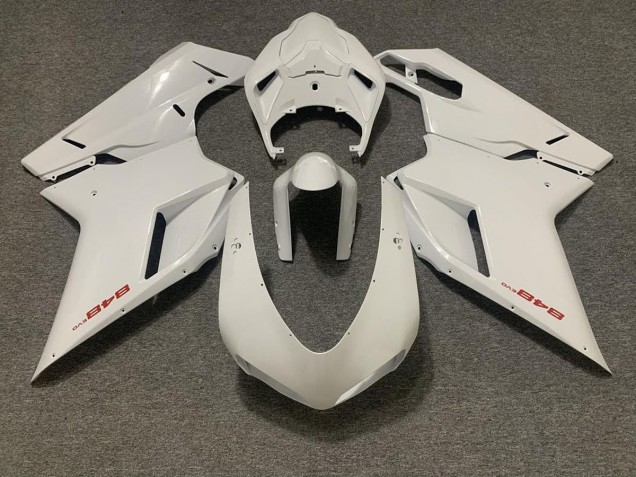 2007-2014 Gloss White Ducati Ducati 848 1098 1198 Motorcycle Fairing