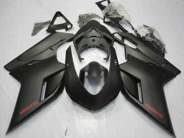 2007-2014 Matte Black Ducati Ducati 848 1098 1198 Motorcycle Fairing