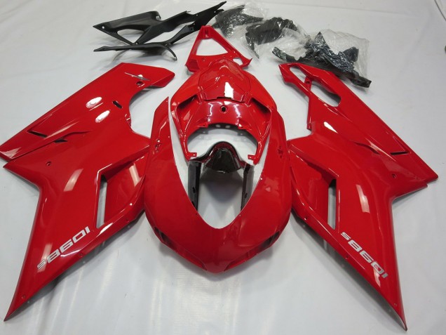 2007-2014 OEM Style Gloss Red Ducati Ducati 848 1098 1198 Motorcycle Fairing 2007-2014 OEM Style Gloss Red Ducati Ducati 848 1098 1198 Motorcycle Fairing