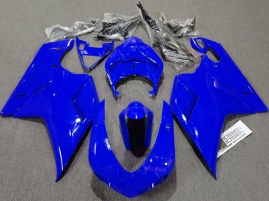 2007-2014 Plain Gloss Blue Ducati Ducati 848 1098 1198 Motorcycle Fairing