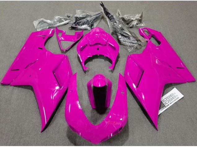 2007-2014 Plain Gloss Pink Ducati Ducati 848 1098 1198 Motorcycle Fairing 2007-2014 Plain Gloss Pink Ducati Ducati 848 1098 1198 Motorcycle Fairing