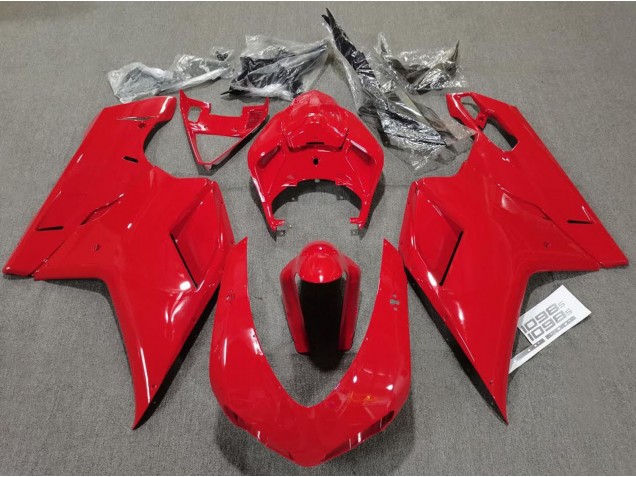 2007-2014 Plain Gloss Red Ducati Ducati 848 1098 1198 Motorcycle Fairing 2007-2014 Plain Gloss Red Ducati Ducati 848 1098 1198 Motorcycle Fairing
