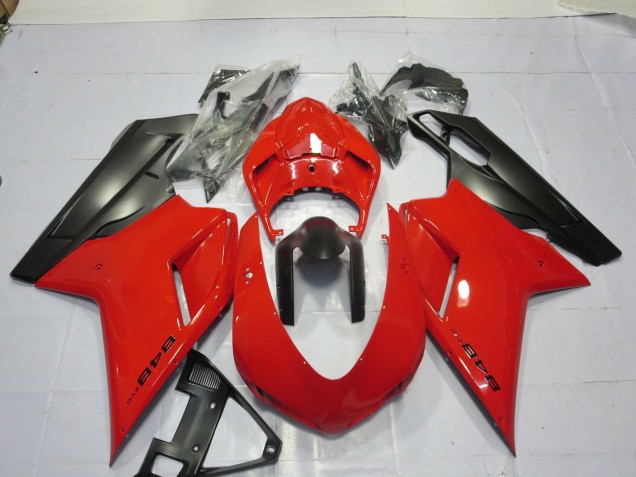 2007-2014 Red Ducati Ducati 848 1098 1198 Motorcycle Fairing 2007-2014 Red Ducati Ducati 848 1098 1198 Motorcycle Fairing
