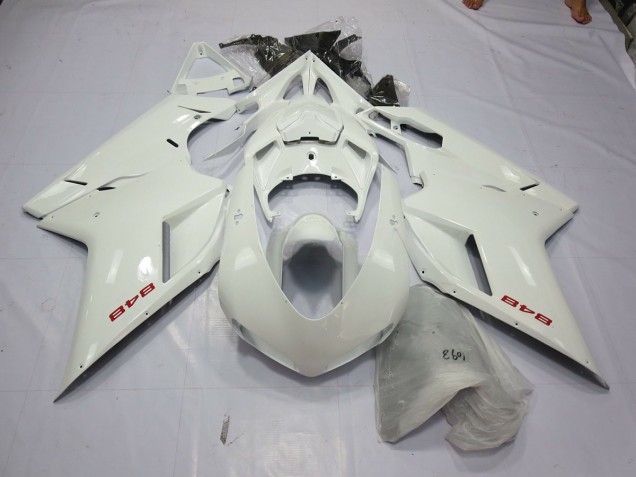 2007-2014 White Pearl Ducati Ducati 848 1098 1198 Motorcycle Fairing 2007-2014 White Pearl Ducati Ducati 848 1098 1198 Motorcycle Fairing