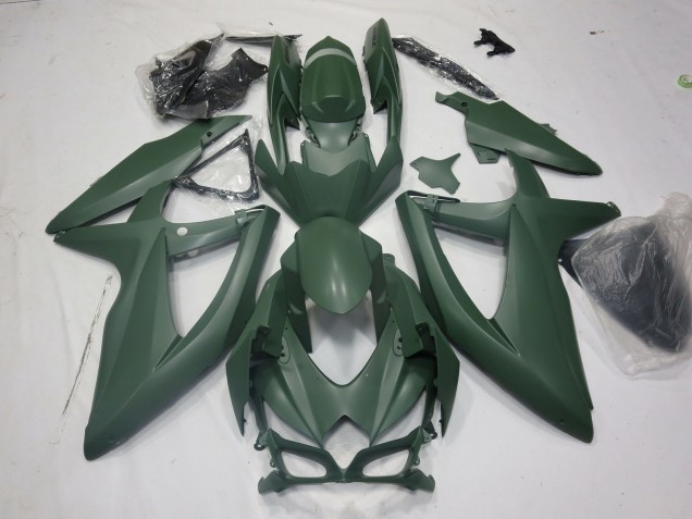 2008-2010 Army Green Suzuki GSXR 600-750 Motorcycle Fairing
