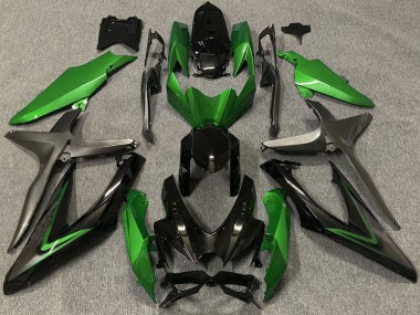 2008-2010 Gloss Green & Green R Suzuki GSXR 600-750 Motorcycle Fairing