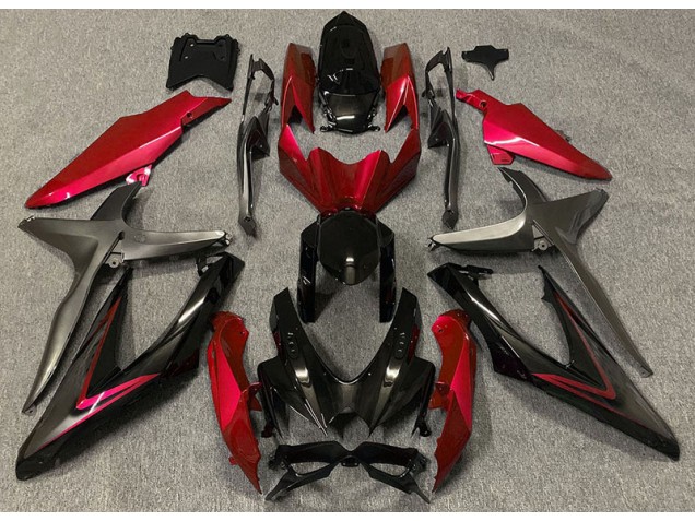 2008-2010 Gloss Red & Green R Suzuki GSXR 600-750 Motorcycle Fairing 2008-2010 Gloss Red & Green R Suzuki GSXR 600-750 Motorcycle Fairing