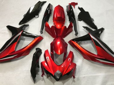 2008-2010 Gloss Red Suzuki GSXR 600-750 Motorcycle Fairing