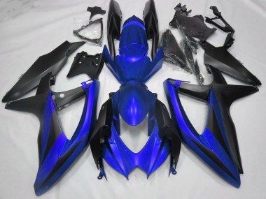 2008-2010 Matte Blue No R Suzuki GSXR 600-750 Motorcycle Fairing