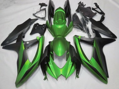 2008-2010 Matte Green No R Suzuki GSXR 600-750 Motorcycle Fairing