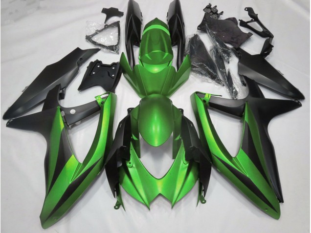2008-2010 Matte Green No R Suzuki GSXR 600-750 Motorcycle Fairing 2008-2010 Matte Green No R Suzuki GSXR 600-750 Motorcycle Fairing