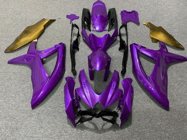 2008-2010 Purple and Gold Suzuki GSXR 600-750 Motorcycle Fairing