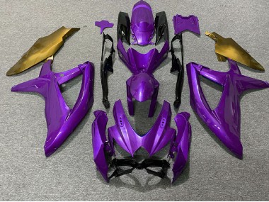 2008-2010 Purple and Gold Suzuki GSXR 600-750 Motorcycle Fairing