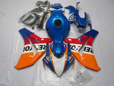 2008-2011 Blue Repsol & Red Honda CBR1000RR Motorcycle Fairing
