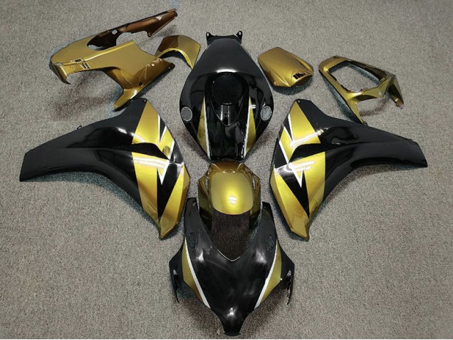 2008-2011 Gold and Black Honda CBR1000RR Motorcycle Fairing 2008-2011 Gold and Black Honda CBR1000RR Motorcycle Fairing