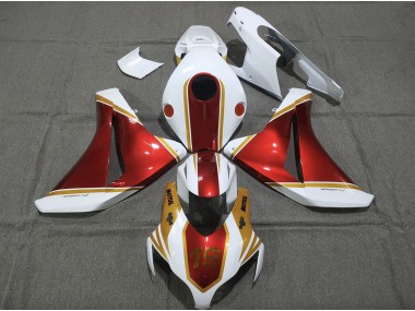 2008-2011 Gold and Red 19 Honda CBR1000RR Motorcycle Fairing