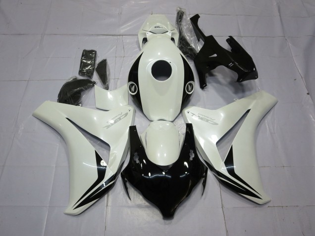 2008-2011 Pearl White and Black Honda CBR1000RR Motorcycle Fairing 2008-2011 Pearl White and Black Honda CBR1000RR Motorcycle Fairing
