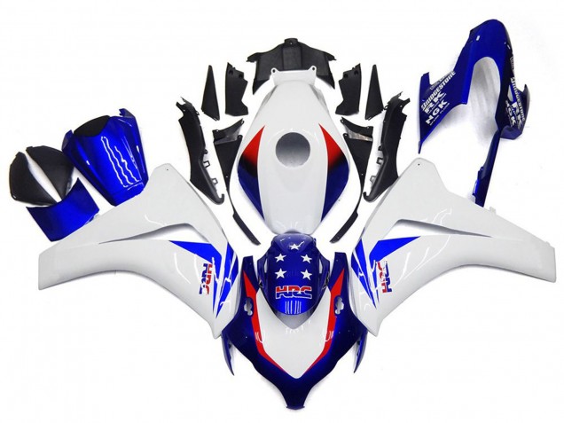 2008-2011 Vibrant Blue Star Honda CBR1000RR Motorcycle Fairing 2008-2011 Vibrant Blue Star Honda CBR1000RR Motorcycle Fairing