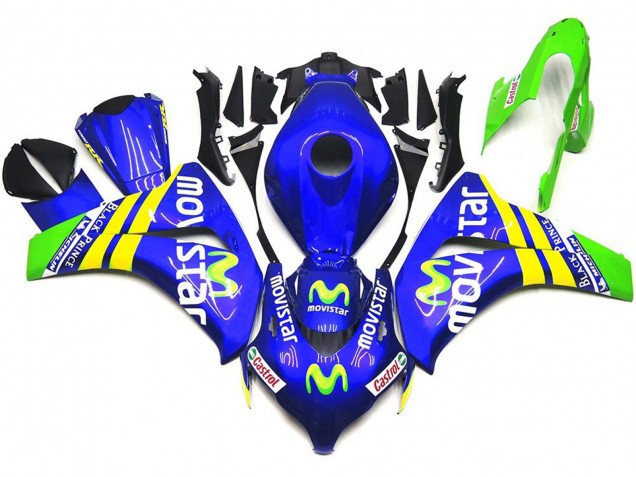 2008-2011 Vibrant MoviStar Honda CBR1000RR Motorcycle Fairing 2008-2011 Vibrant MoviStar Honda CBR1000RR Motorcycle Fairing