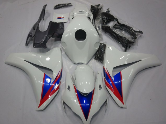 2008-2011 White Blue Red Honda CBR1000RR Motorcycle Fairing