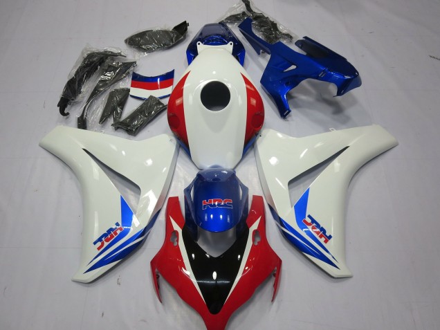 2008-2011 White Red and Blue Honda CBR1000RR Motorcycle Fairing 2008-2011 White Red and Blue Honda CBR1000RR Motorcycle Fairing