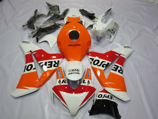 2008-2011 White Repsol Design Honda CBR1000RR Motorcycle Fairing 2008-2011 White Repsol Design Honda CBR1000RR Motorcycle Fairing
