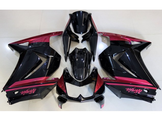 2008-2012 Gloss Black & Red Kawasaki Ninja 250 Motorcycle Fairing 2008-2012 Gloss Black & Red Kawasaki Ninja 250 Motorcycle Fairing