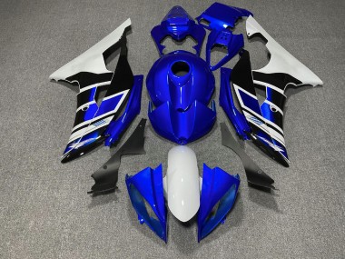 2008-2016 Blue Black and White OEM Style Yamaha R6 Motorcycle Fairing