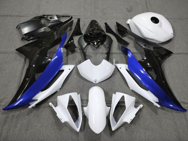 2008-2016 Custom Blue Black and White Yamaha R6 Motorcycle Fairing